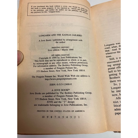 Western Vintage Book Lot of 7 70s 80s  Multiple Authors Slocum Gunsmith Borland - Picture 15 of 15